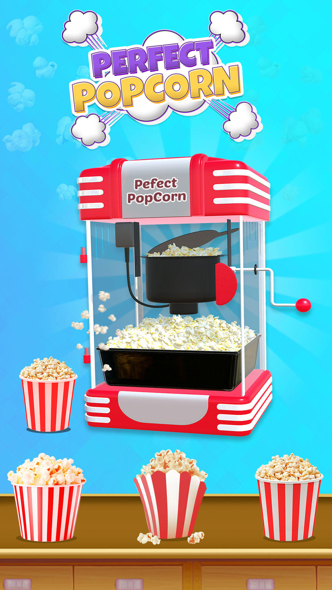 Captura de Tela do Jogo Jogo de Pipoca: Popcorn Maker