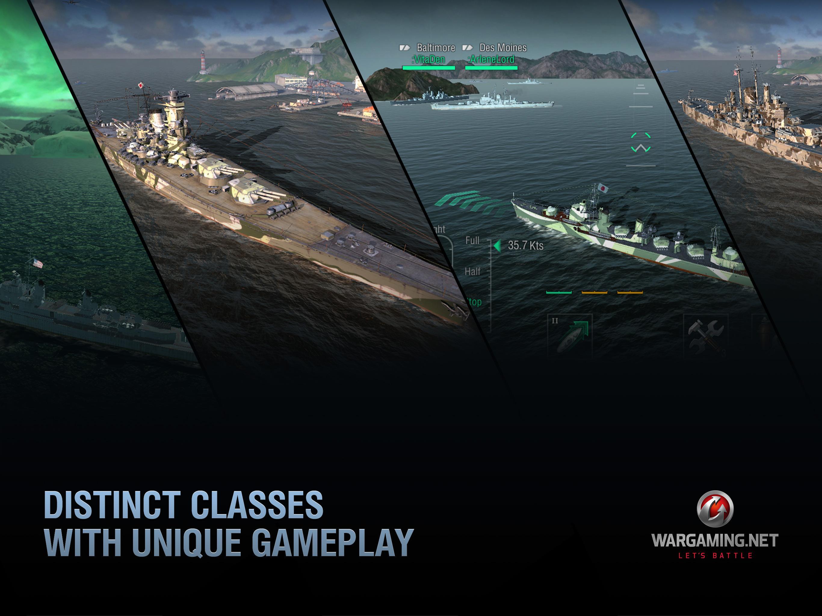 Cuplikan Layar Game World of Warships Blitz War