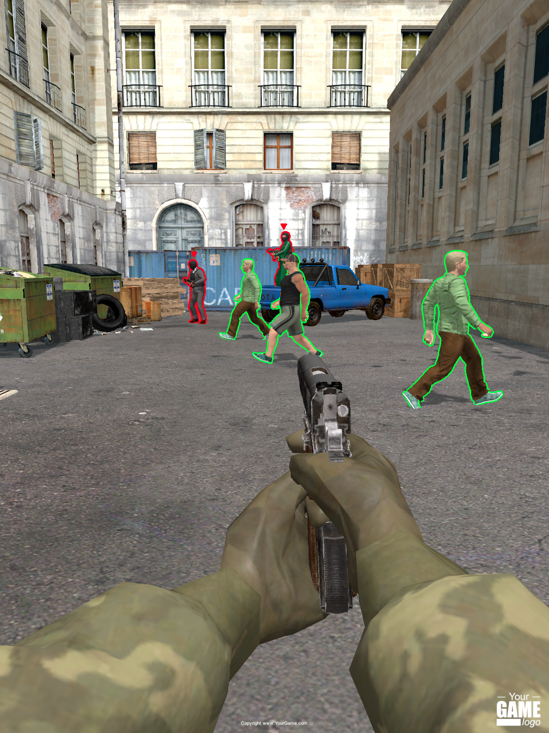 Bullet Control Game Screenshot