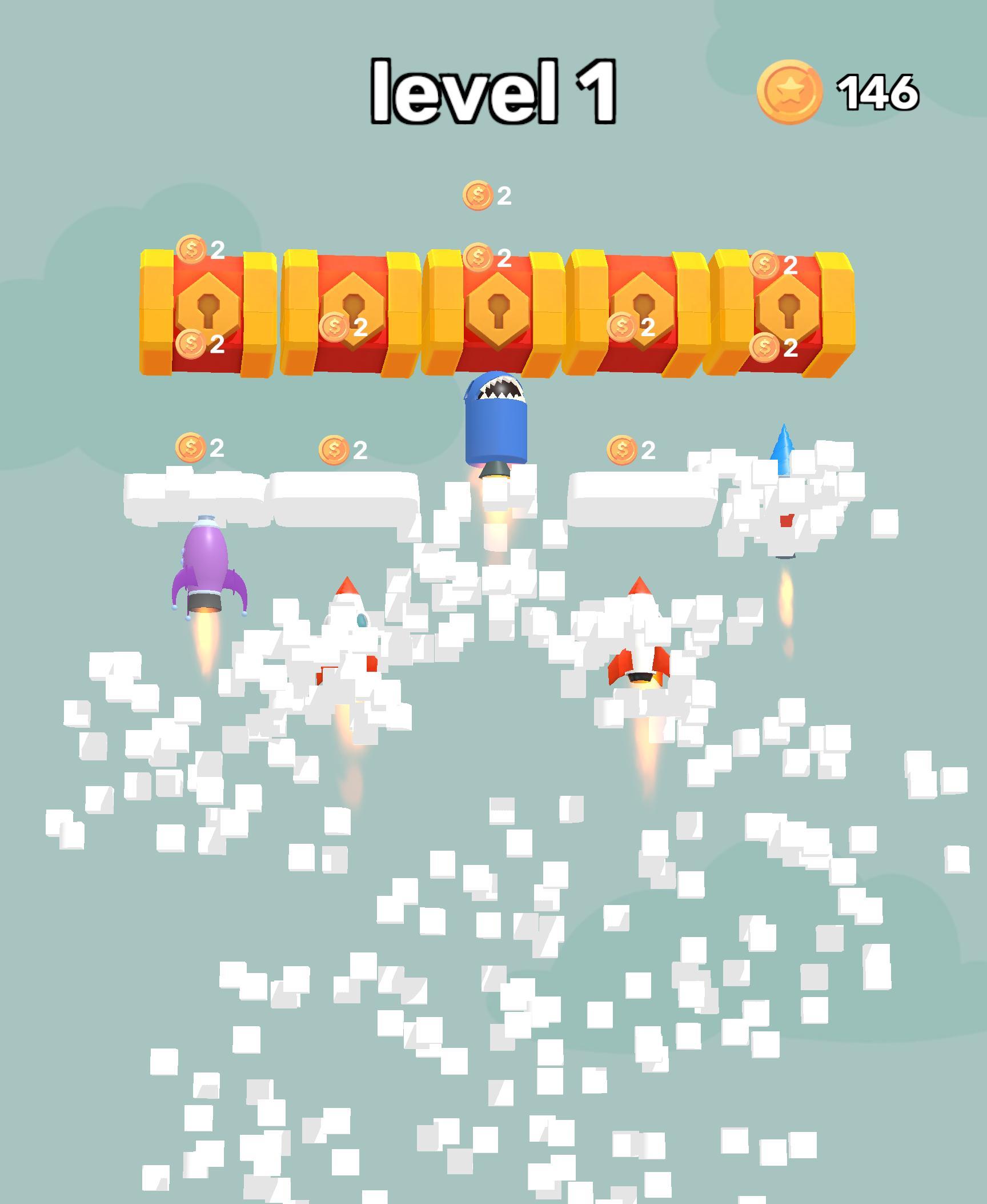 Merge Rocket Game Screenshot