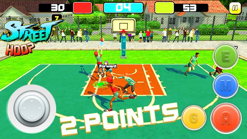 Screenshot of Street Hoop: Basketball Playoffs 2018