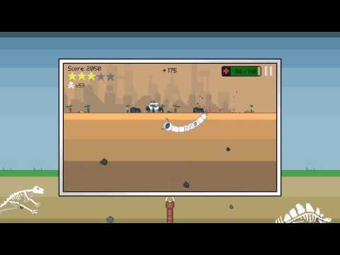 Screenshot of the video of Prehistoric worm