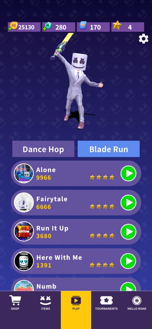 Screenshot of Marshmello Music Dance