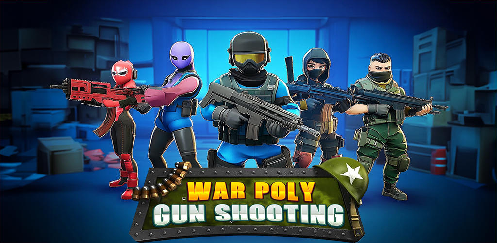 FPS War Poly Gun Shooting Game screenshot