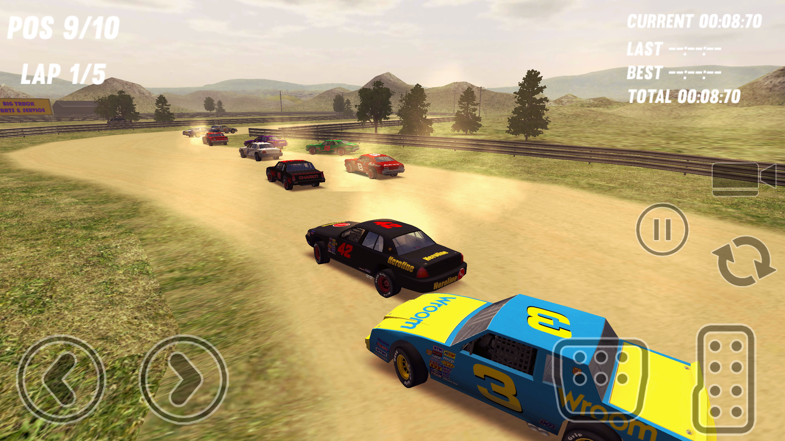 Dirt Track Stock Cars ภาพหน้าจอเกม