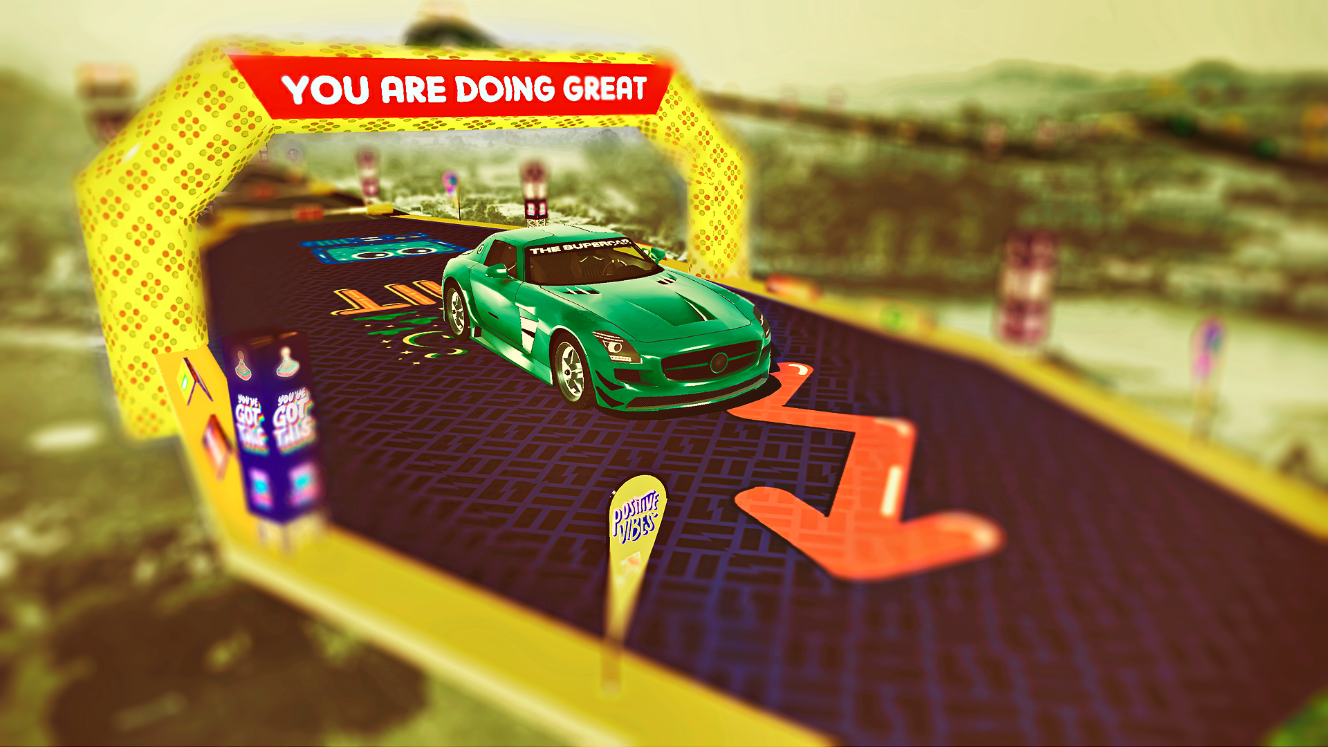 Screenshot 2 of Crazy Ramp Car Stunts : Racing 