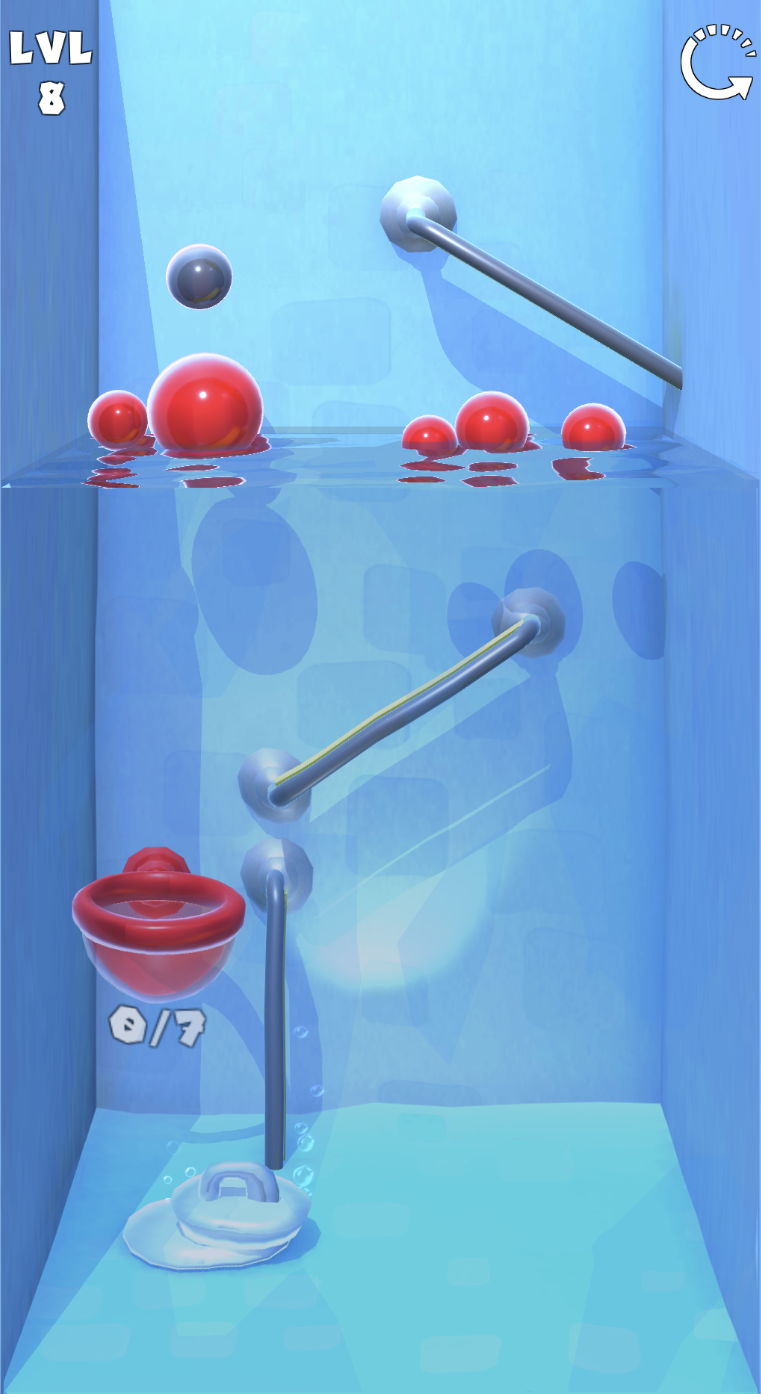 Water Dunk Game Screenshot