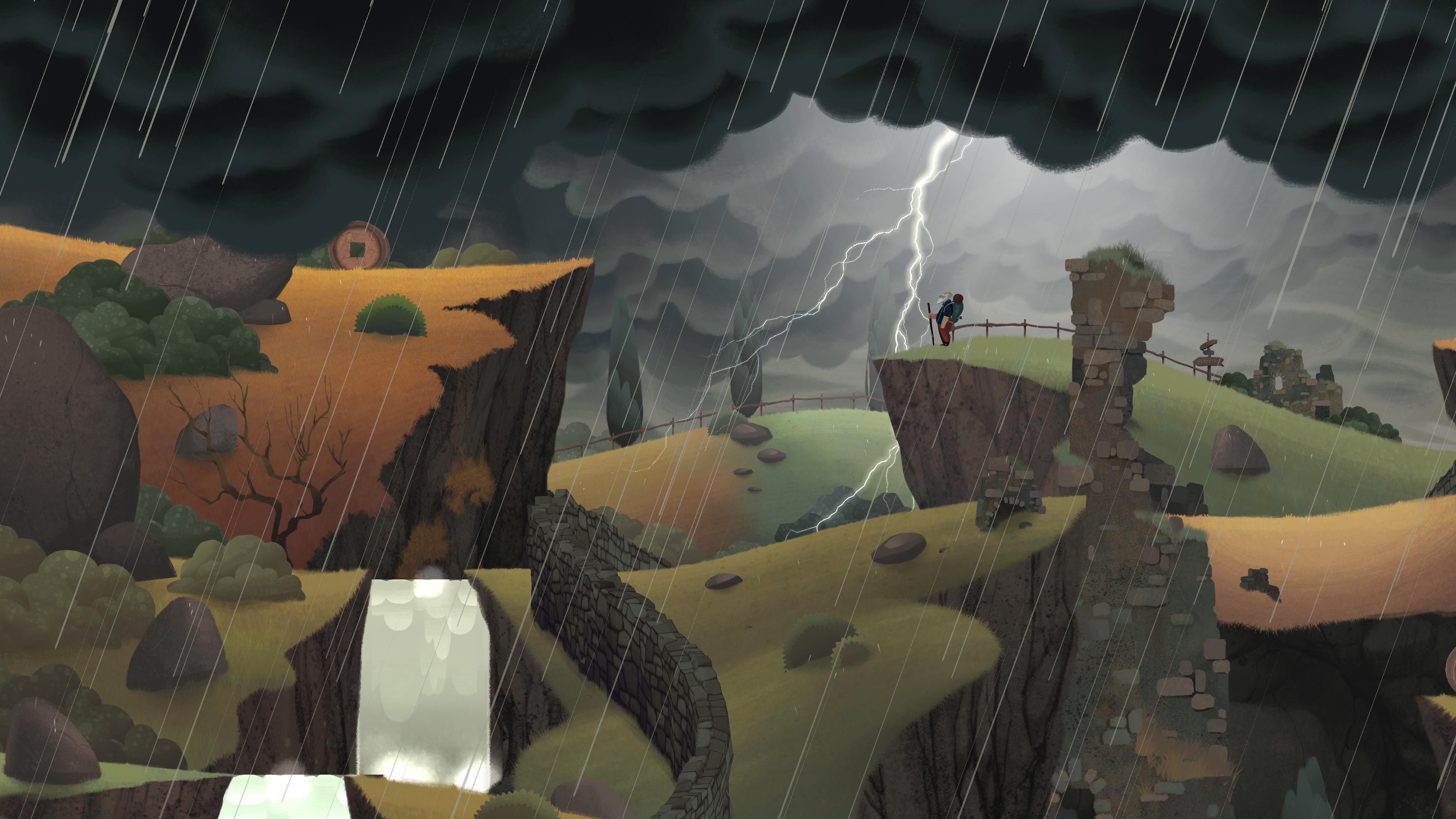 Old Man's Journey Demo Game Screenshot