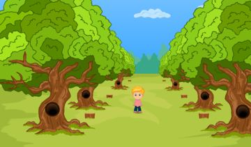 Little Boy Air Balloon Escape Game Screenshot