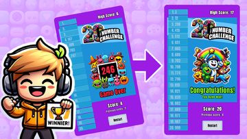 20 Number Challenge Game Game Screenshot