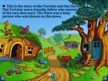 Screenshot of the video of The Tortoise and the Hare