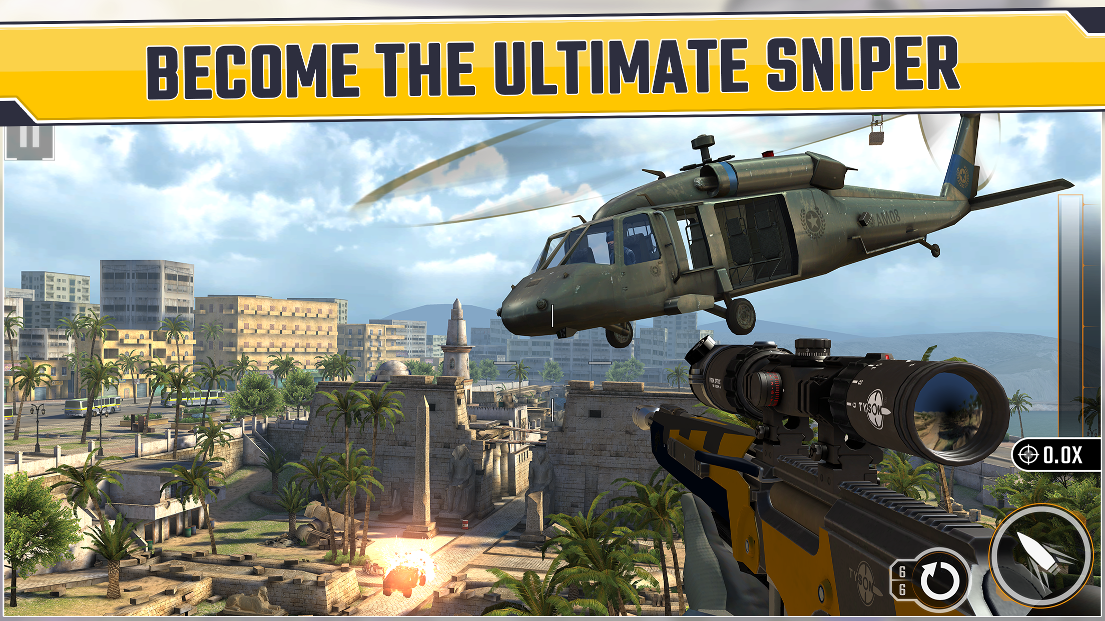 Screenshot 1 of ការបាញ់ប្រហារ Sniper Strike FPS 3D 500171