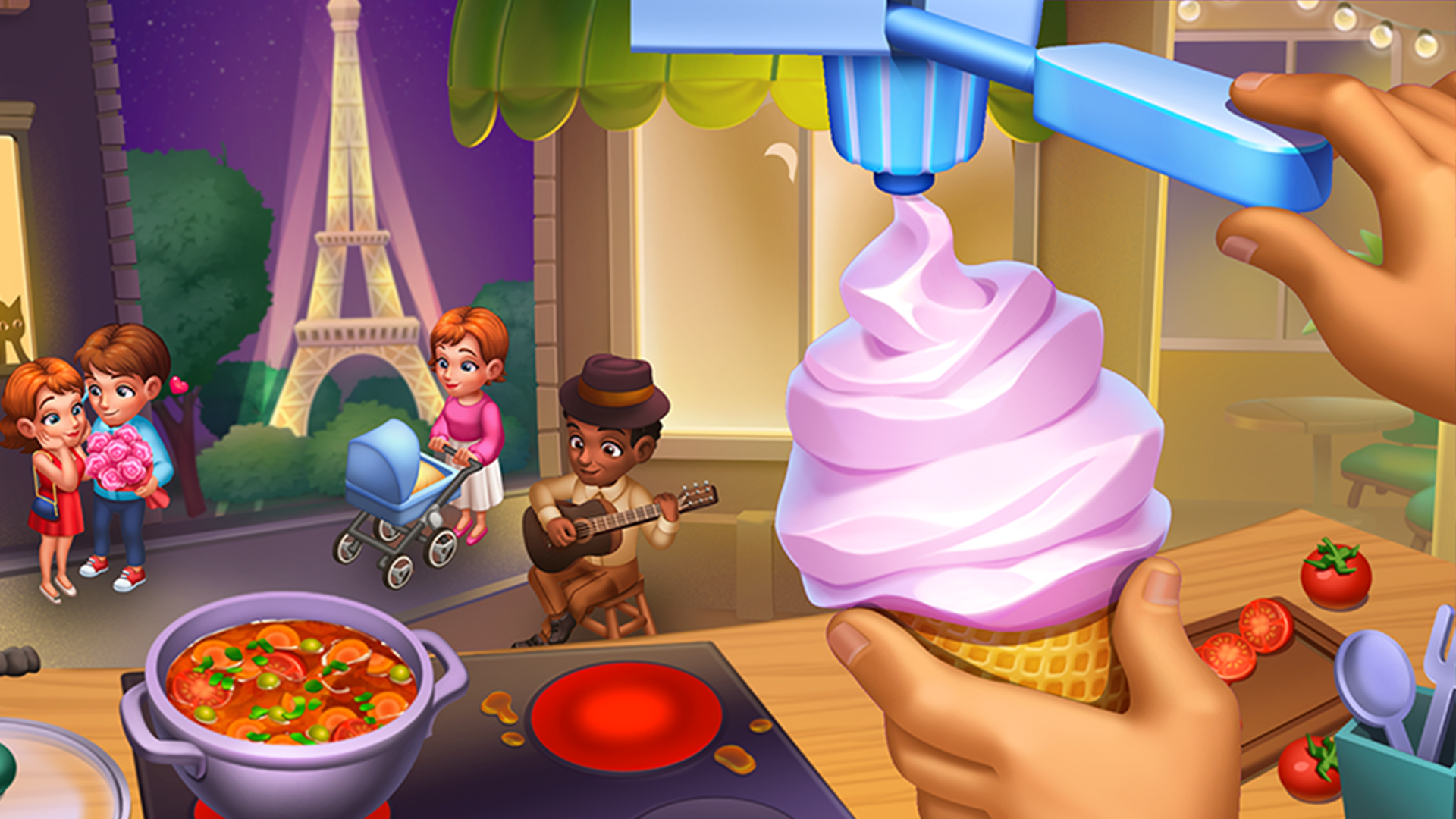 Jogo de restaurante ocioso do Tiny Chef versão móvel andróide iOS apk  baixar gratuitamente-TapTap