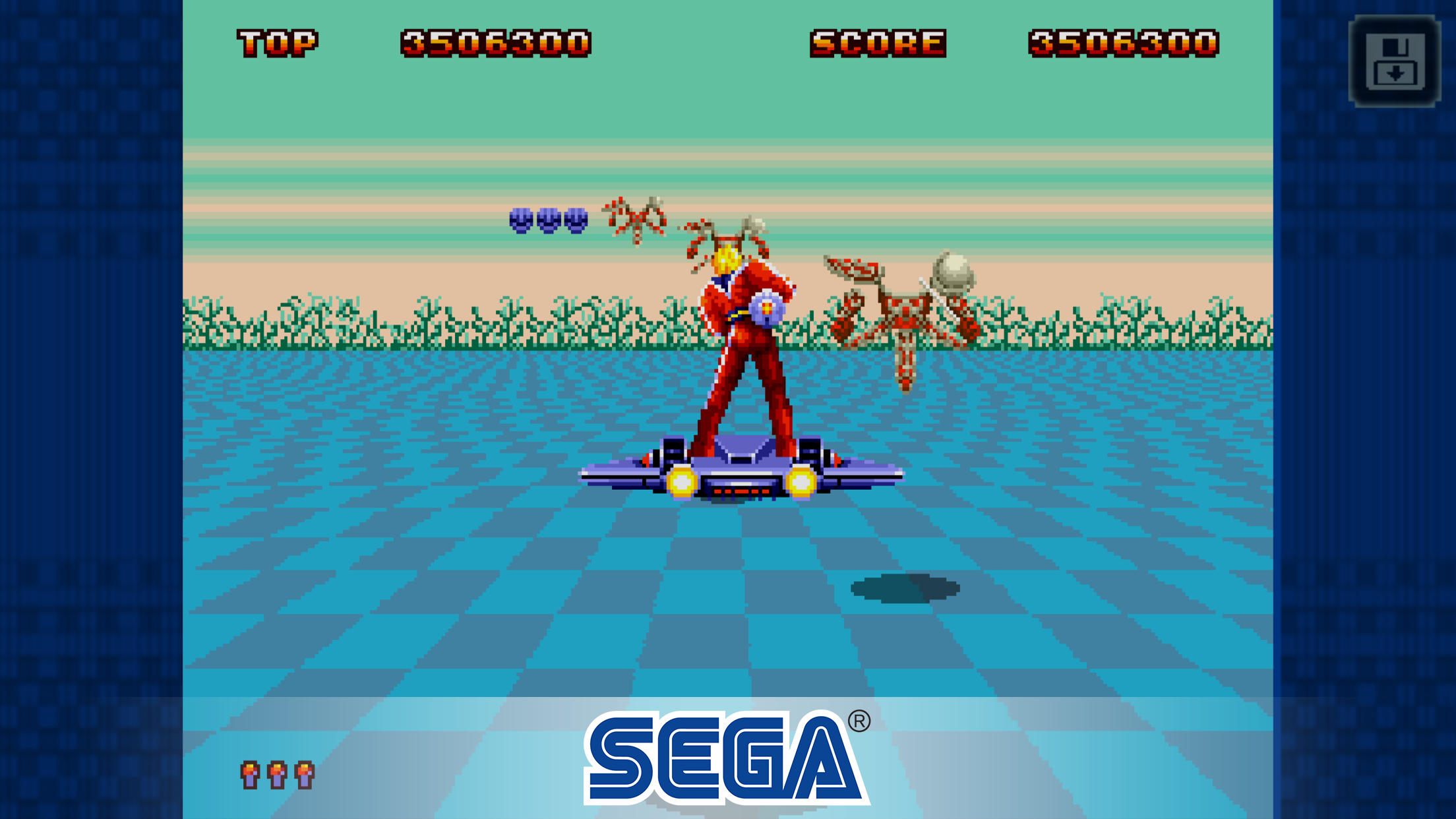 Space Harrier II Classic ภาพหน้าจอเกม
