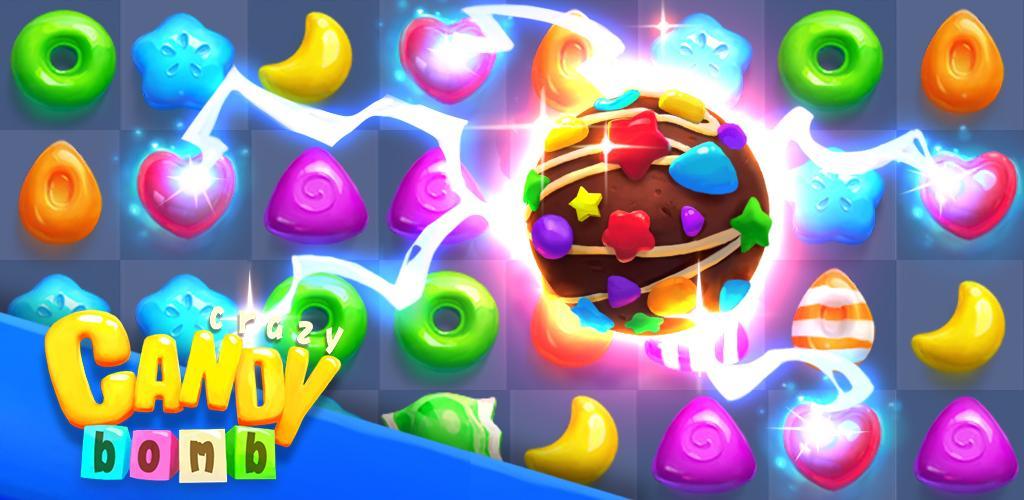 Banner of Crazy Candy Bomb -match 3 4.8.6
