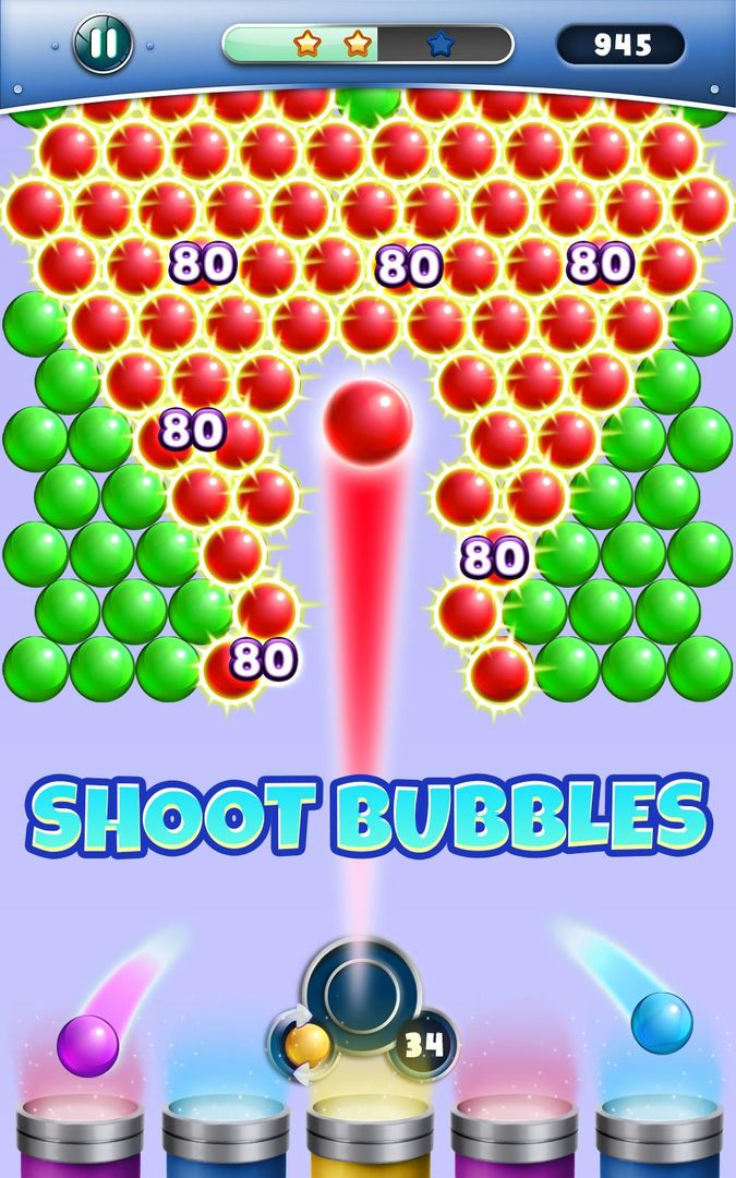 Bubble Shooter 3 게임 스크린 샷