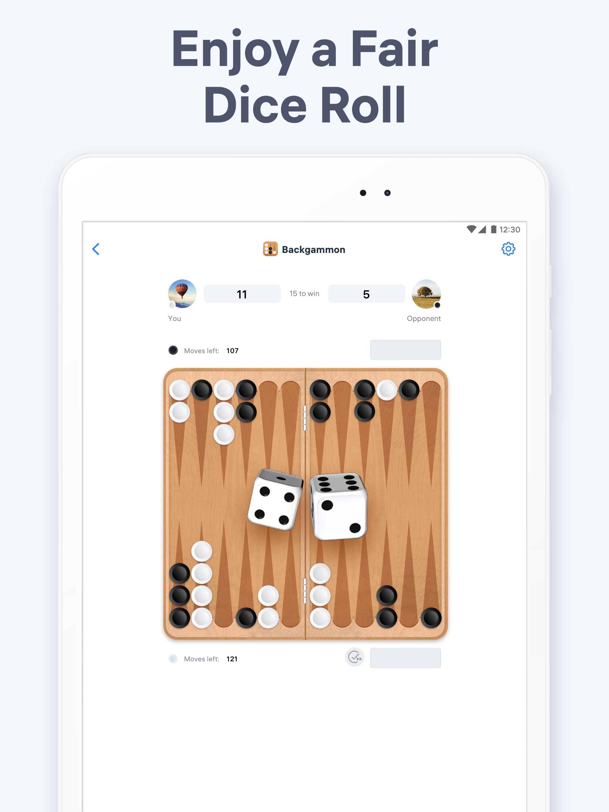 Screenshot of Backgammon - board game