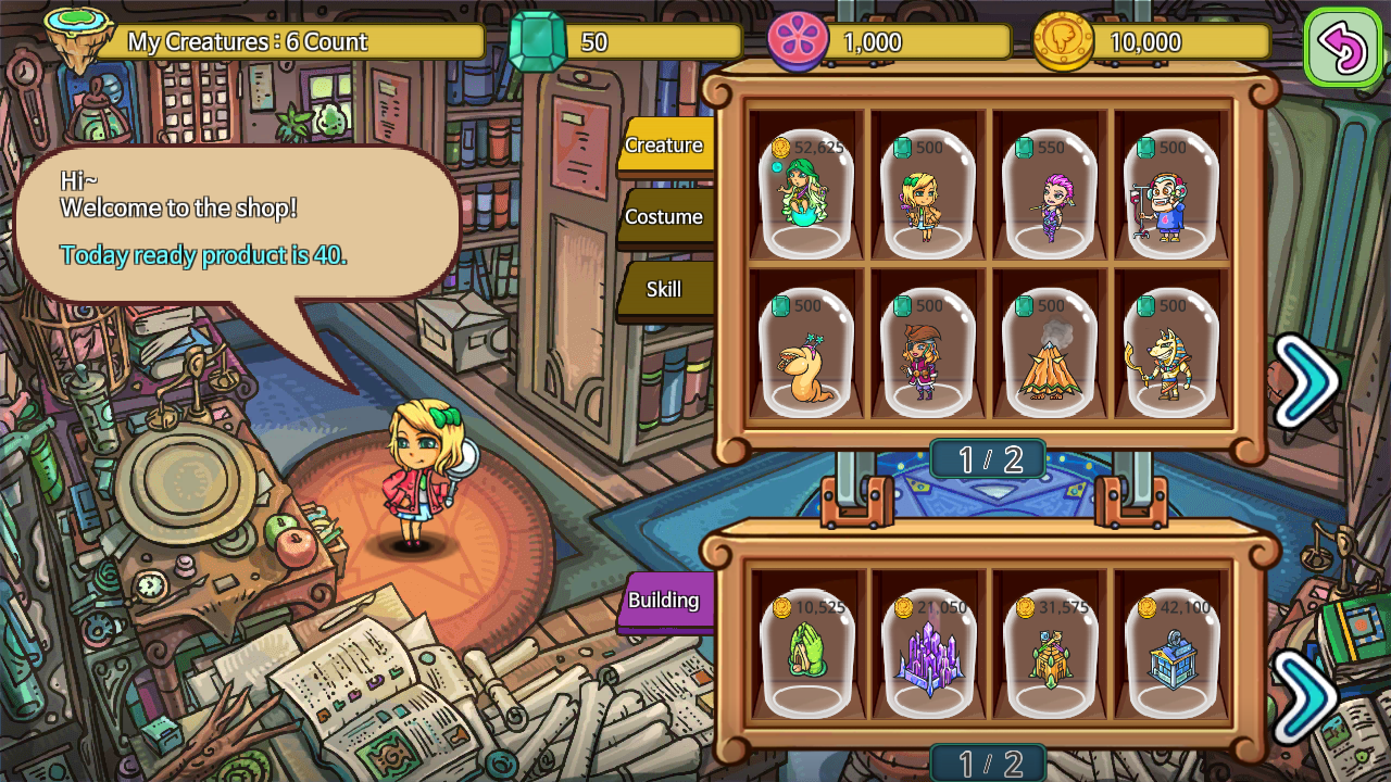 Creature Of HODEON ภาพหน้าจอเกม