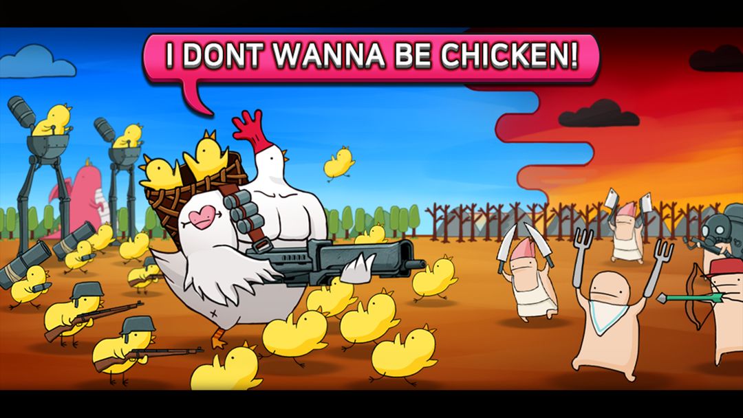 Chicken VS Man screenshot game