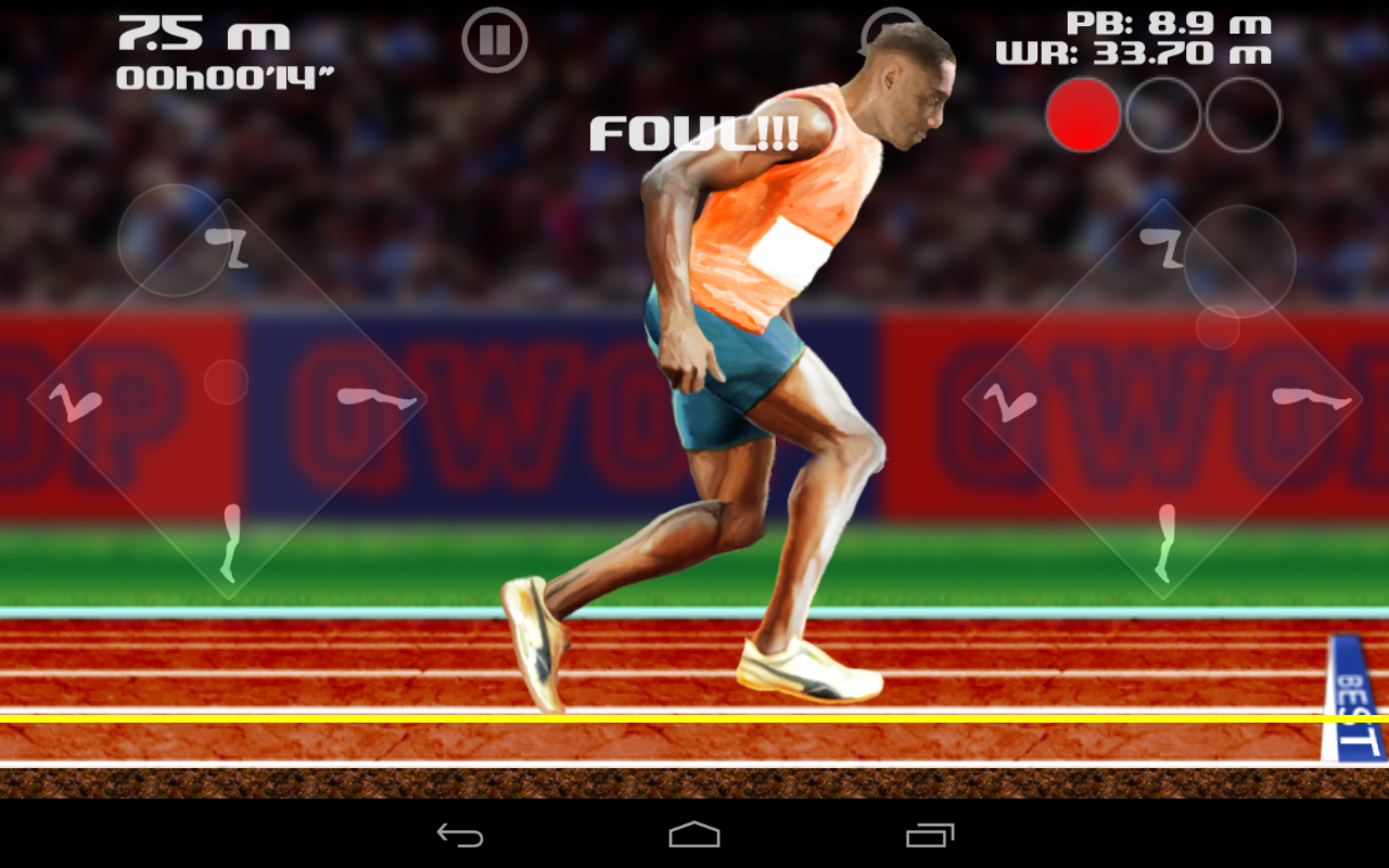 QWOP Game Screenshot