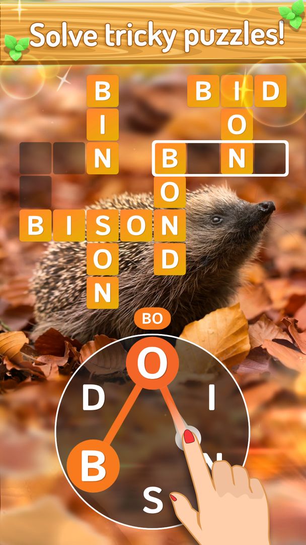 Word Nature - Crossword puzzle 게임 스크린 샷