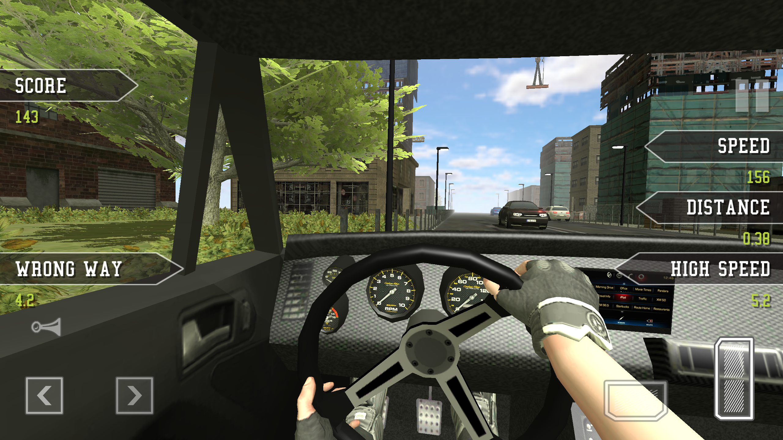 Highway Traffic Driving Game Screenshot