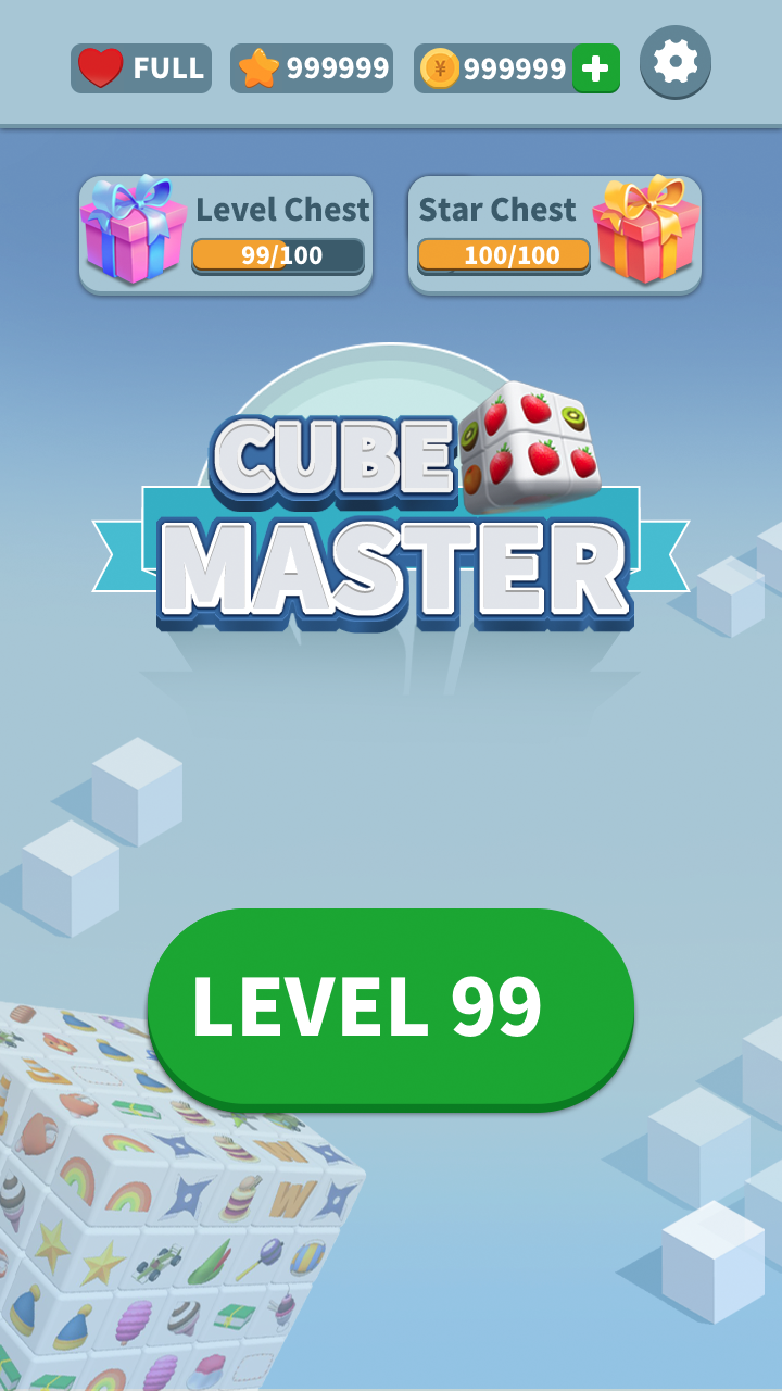 Cube Master 3D - Match 3 & Puzzle Game 게임 스크린 샷