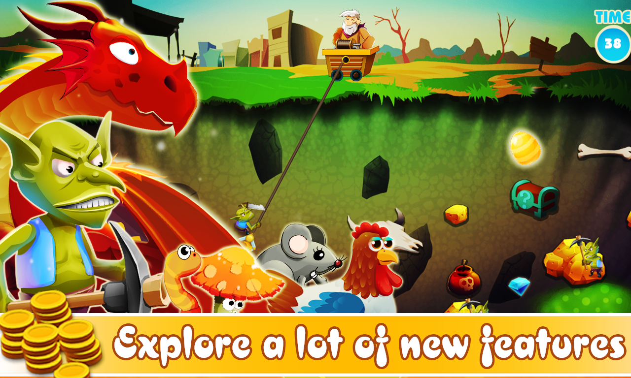 Gold Miner - Mine Quest Game Screenshot