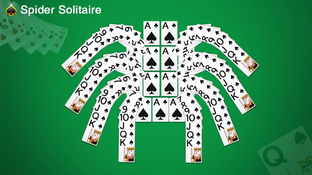 Screenshot of Spider Solitaire