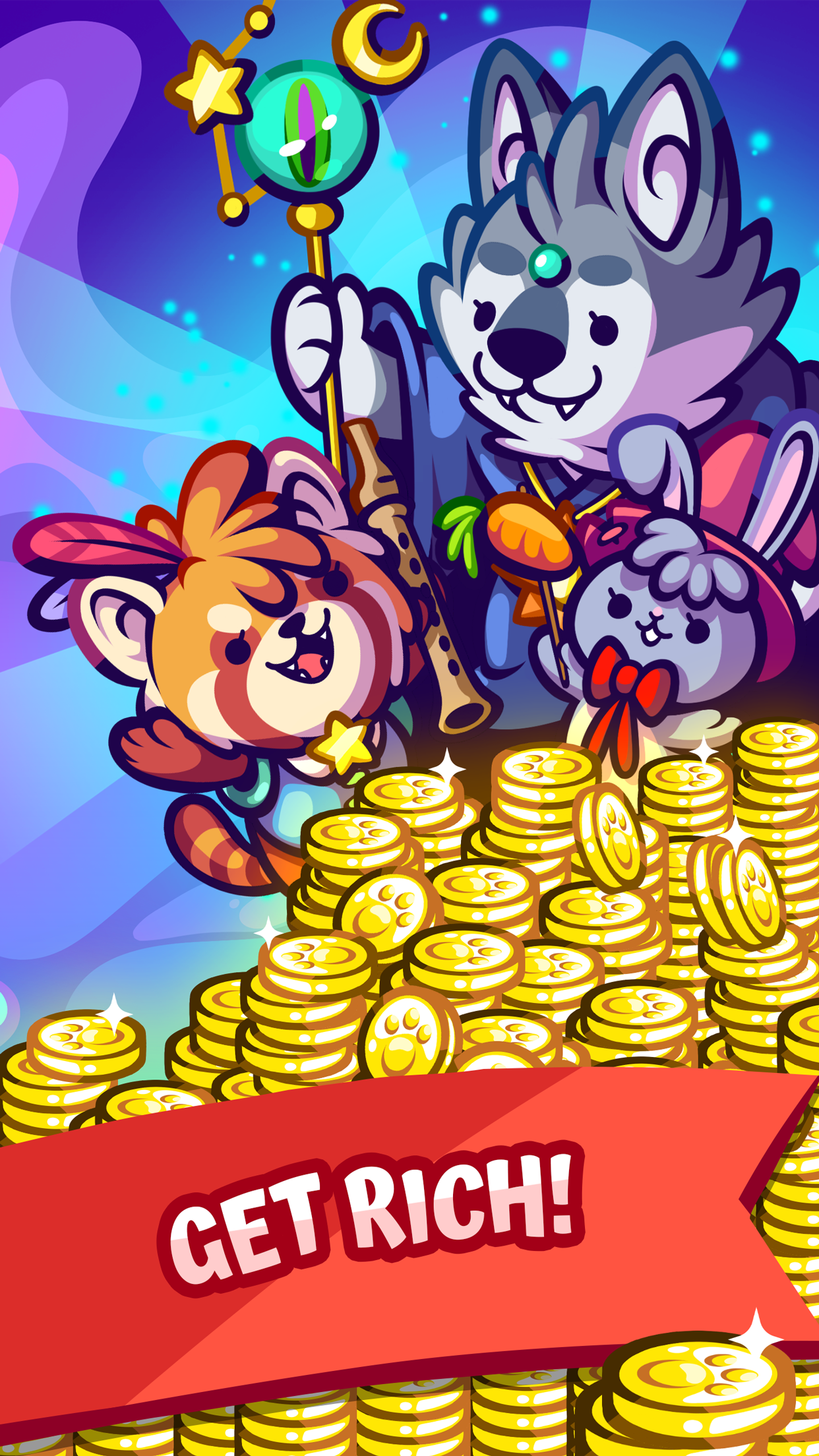 Merge Kawaii Wizards - Merge Games 2020 Game Screenshot