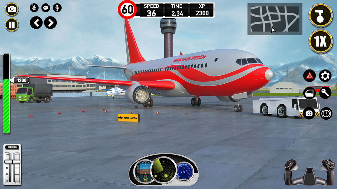 Plane Pilot Flight Simulator ภาพหน้าจอเกม