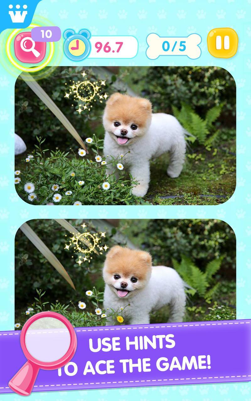 Boo & Friends Spot Differences Game Screenshot
