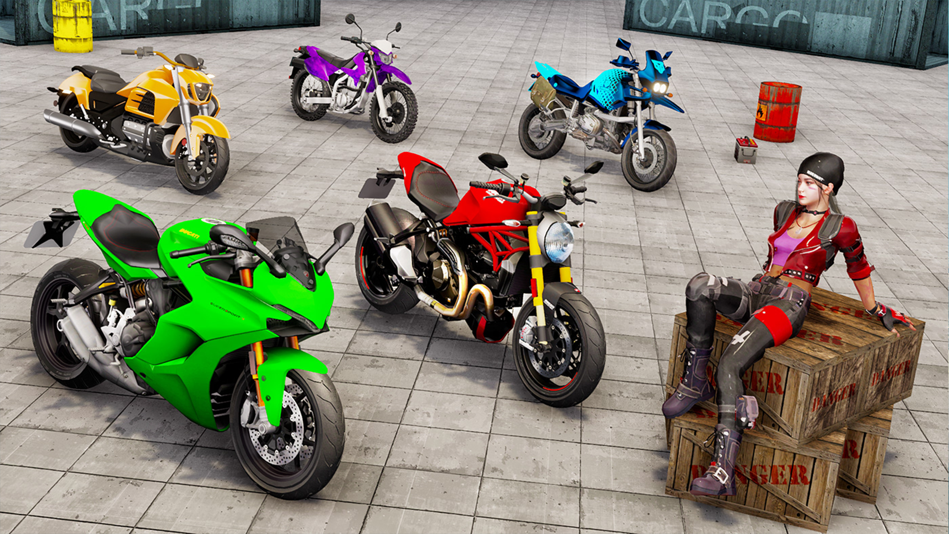Mega Ramp Bike Stunt Master Game Screenshot
