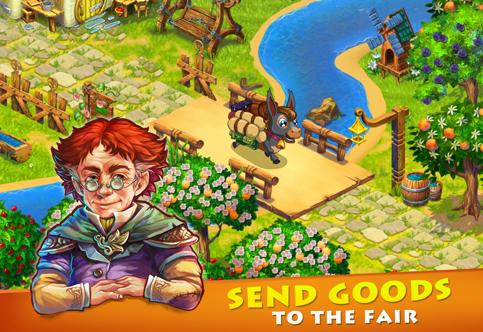 Farmdale: farm games Hay & Day ภาพหน้าจอเกม