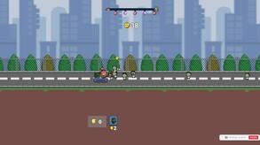 Screenshot of the video of Crazy Zombies
