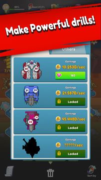 Cuplikan Layar Game Merge Drill - Click & Idle Merge Game