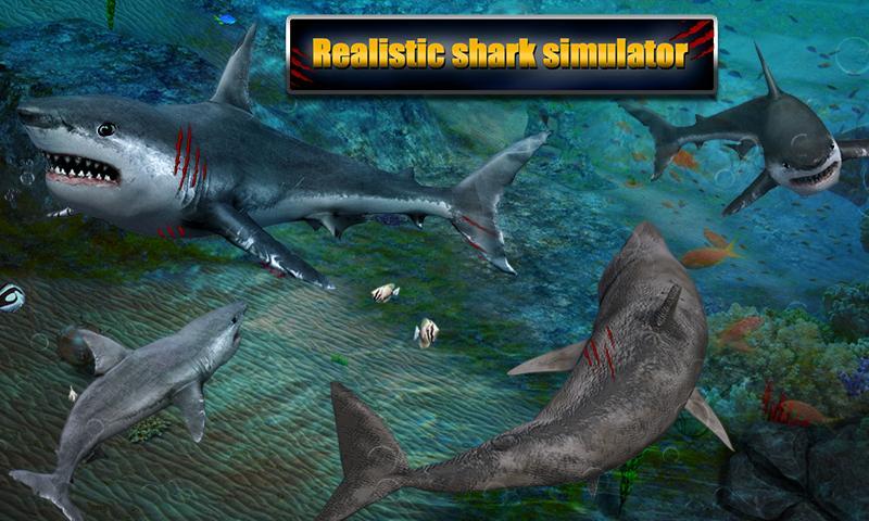 Angry Shark Adventures 3D Game Screenshot