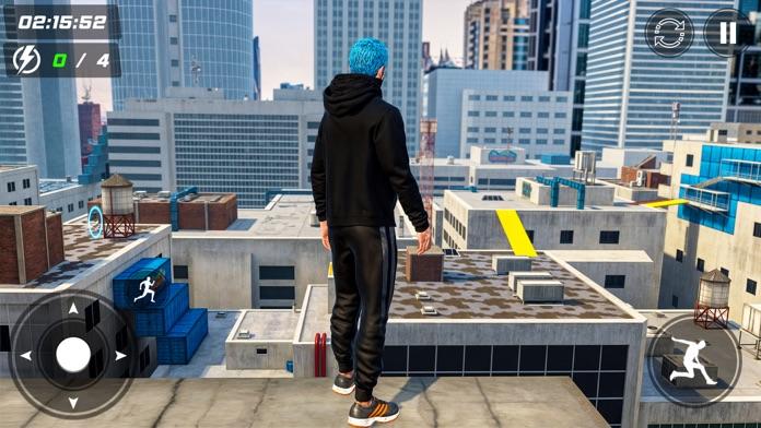 Going Up Rooftop Parkour Games Game Screenshot