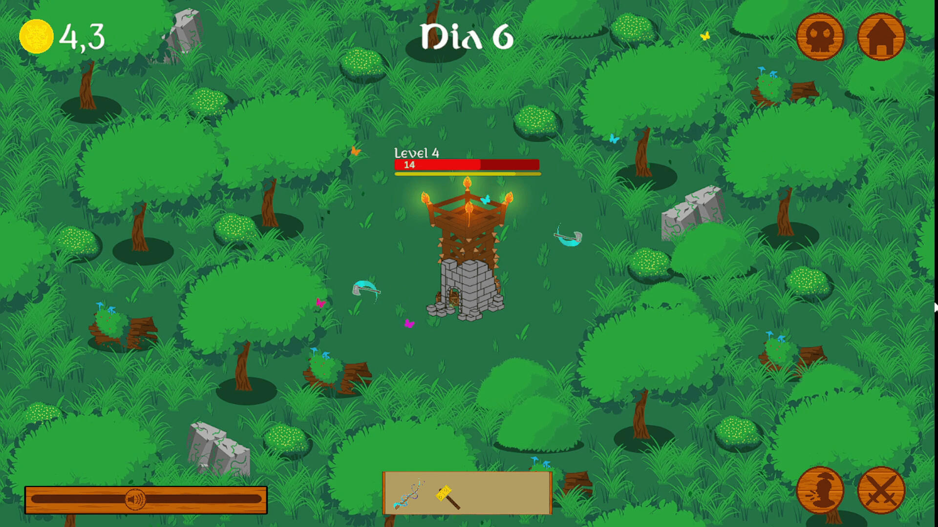 Captura de Tela do Jogo 30 Days of Tower