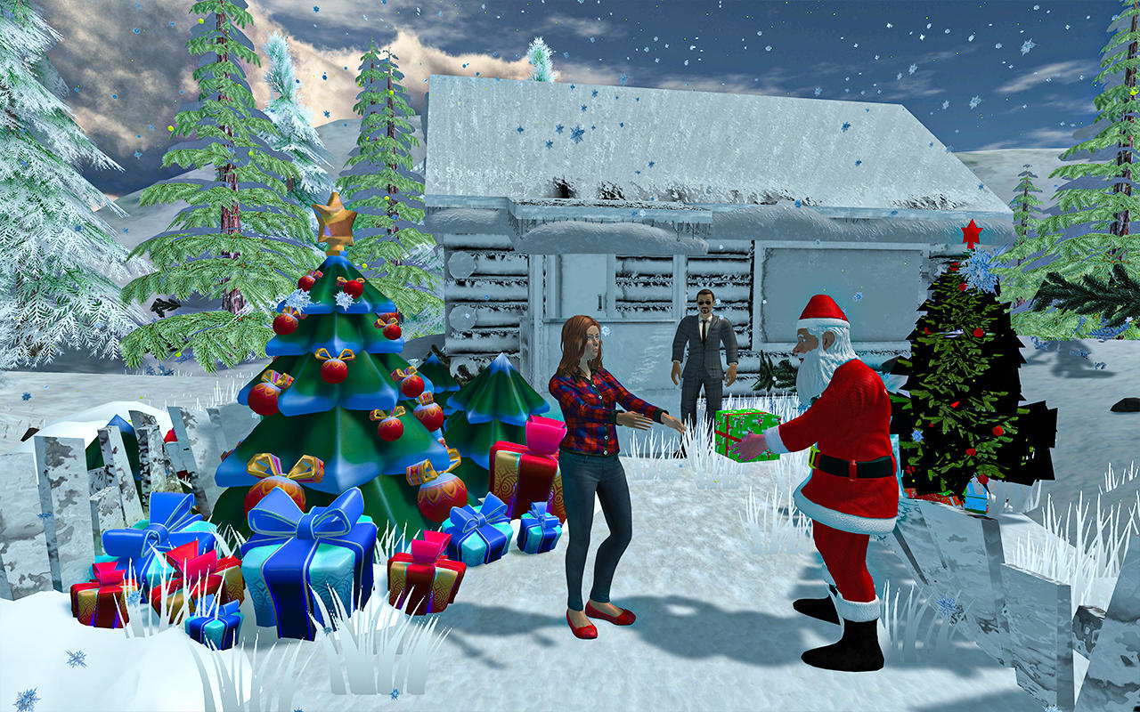 Happy Santa Christmas Games Game Screenshot