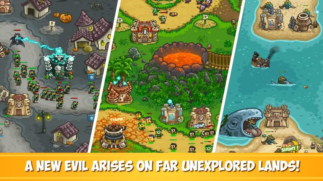 Kingdom Rush Frontiers TD ภาพหน้าจอเกม