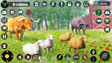 Scary Wild Cow Rampage Game Game Screenshot