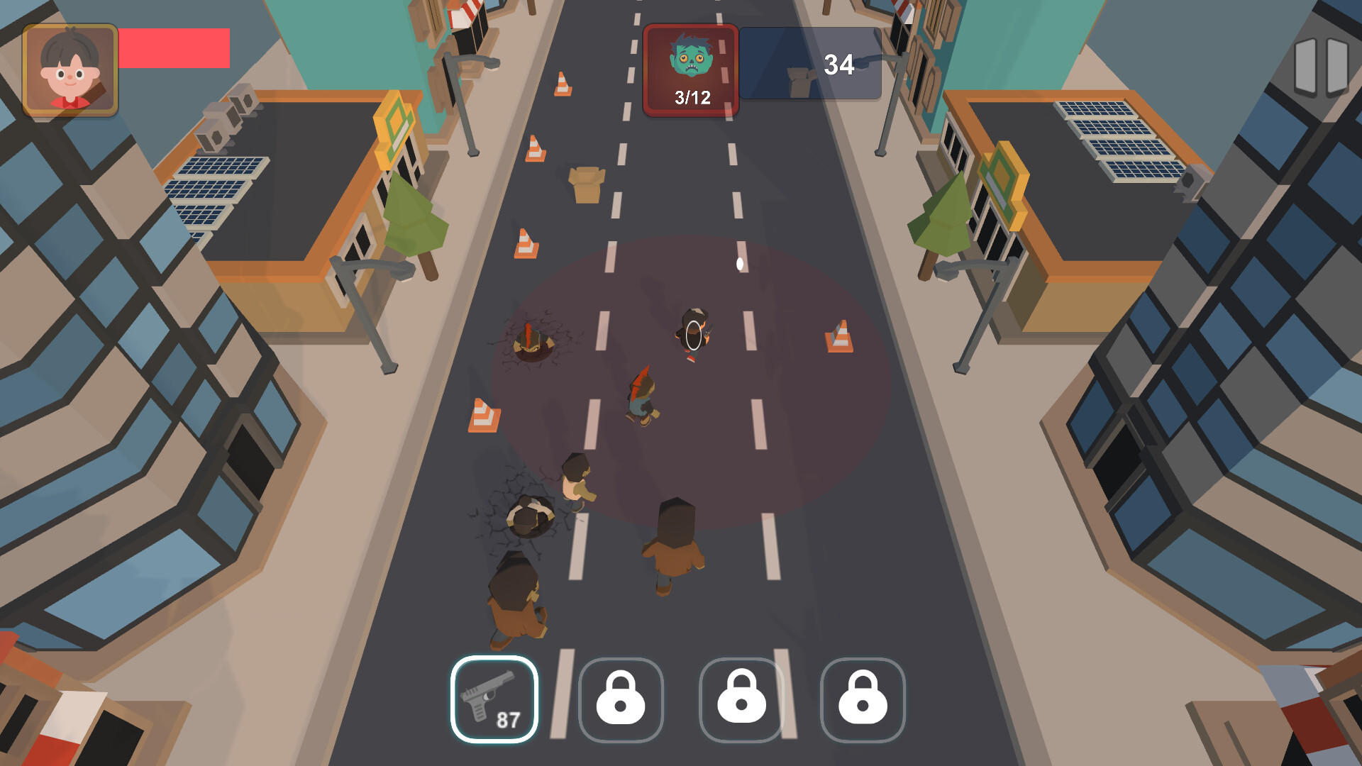 Screenshot of Zombies vs You