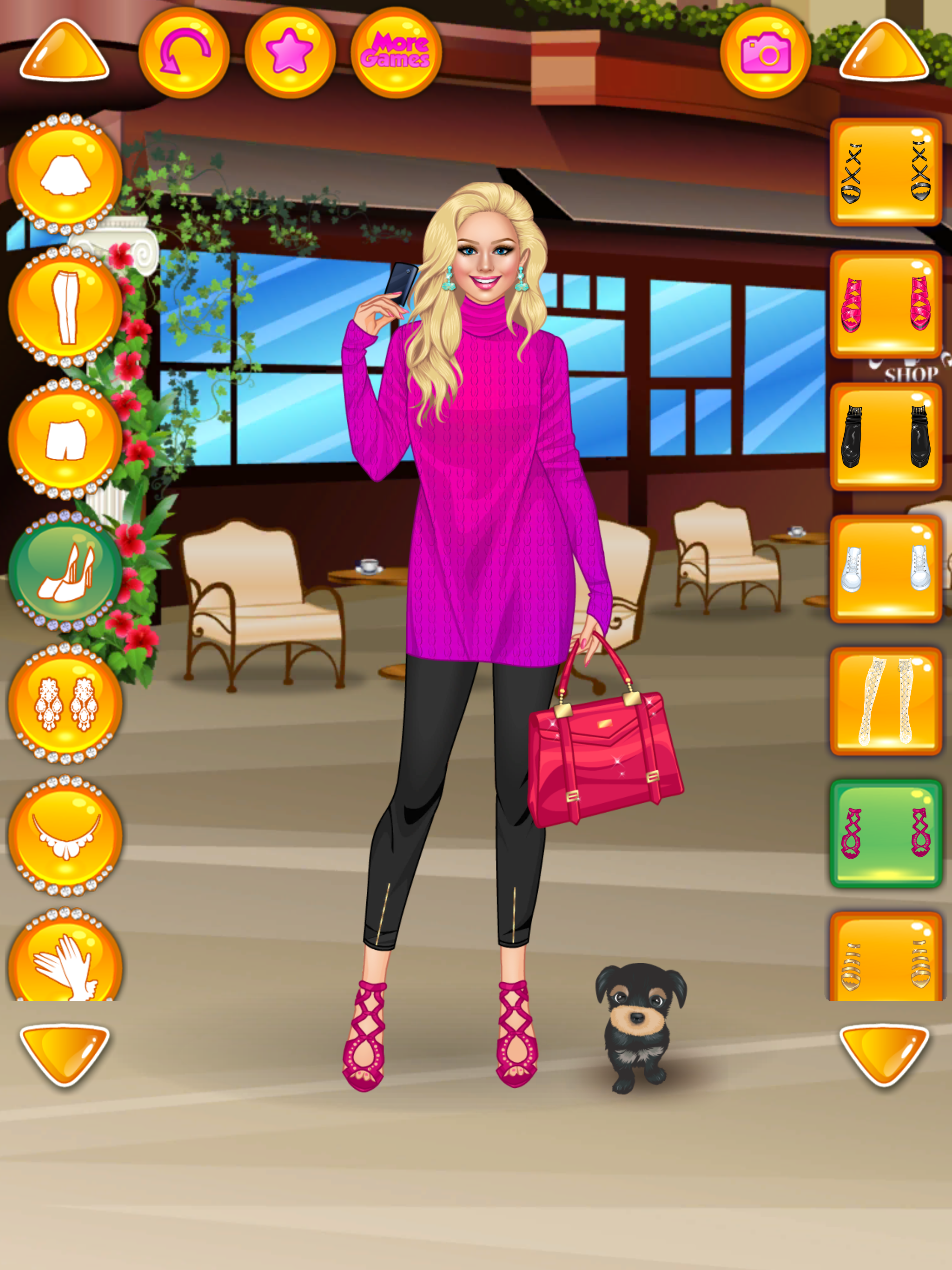 Rich Girl Shopping: Girl Games Game Screenshot