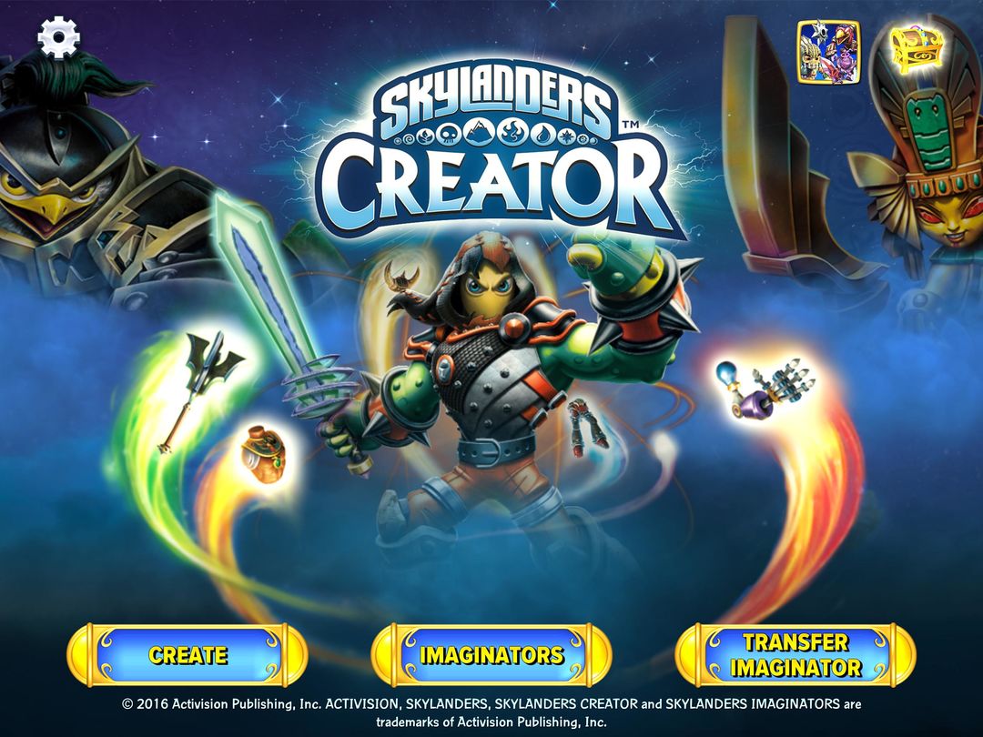Skylanders™ Creator ภาพหน้าจอเกม