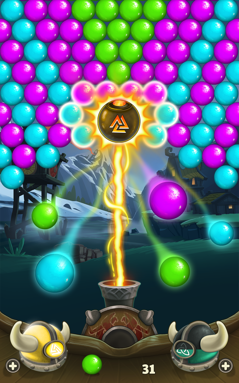 Bubble Pop Adventure Game Screenshot