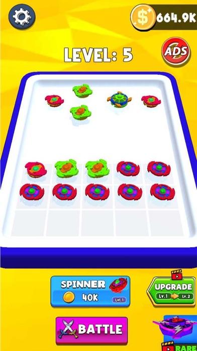 Скриншот игры Super Spinner Merge Battle 3D