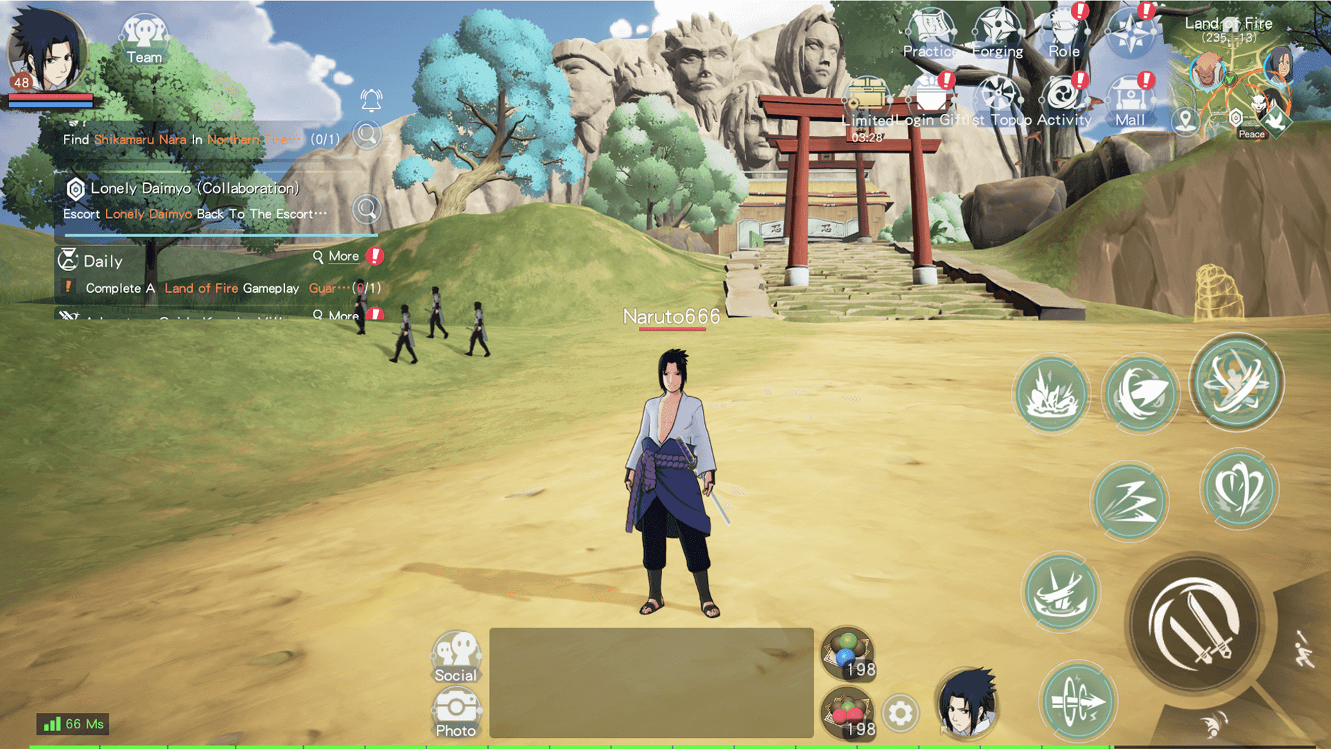 NARUTO SHIPPUDEN Game Screenshot