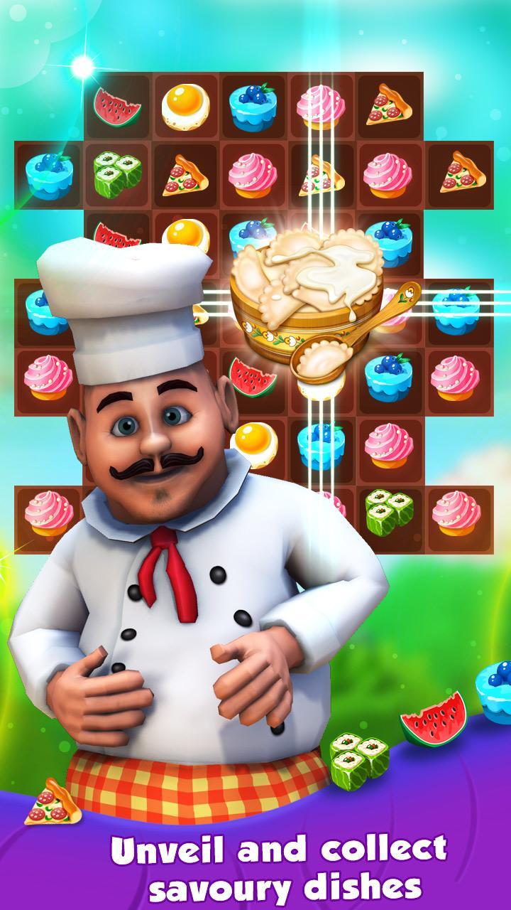 Скриншот игры Chef Story: Free Match 3 Games