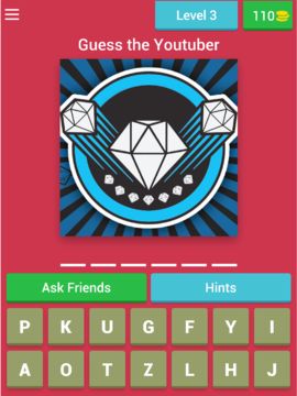 Guess the Youtuber Game Screenshot